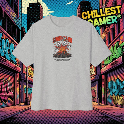 SHARKCANO. Unisex Oversized Boxy Tee