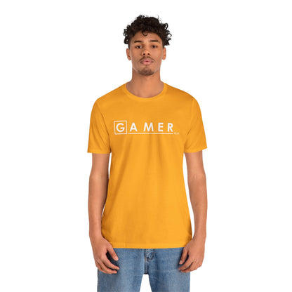 DR. GAMER IS IN THE HOUSE. Unisex Jersey Short Sleeve Tee