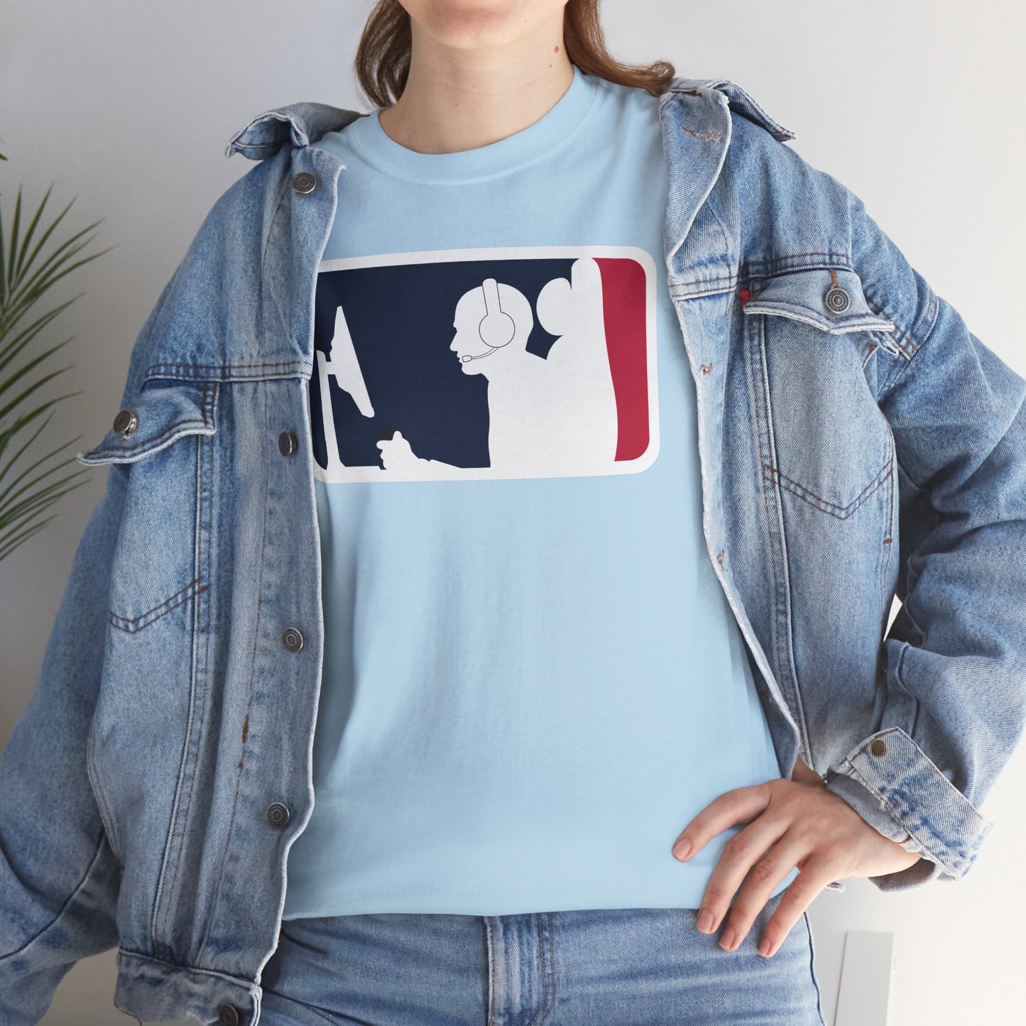 MAJOR LEAGUE GAMER (CONSOLE). Unisex Heavy Cotton Tee