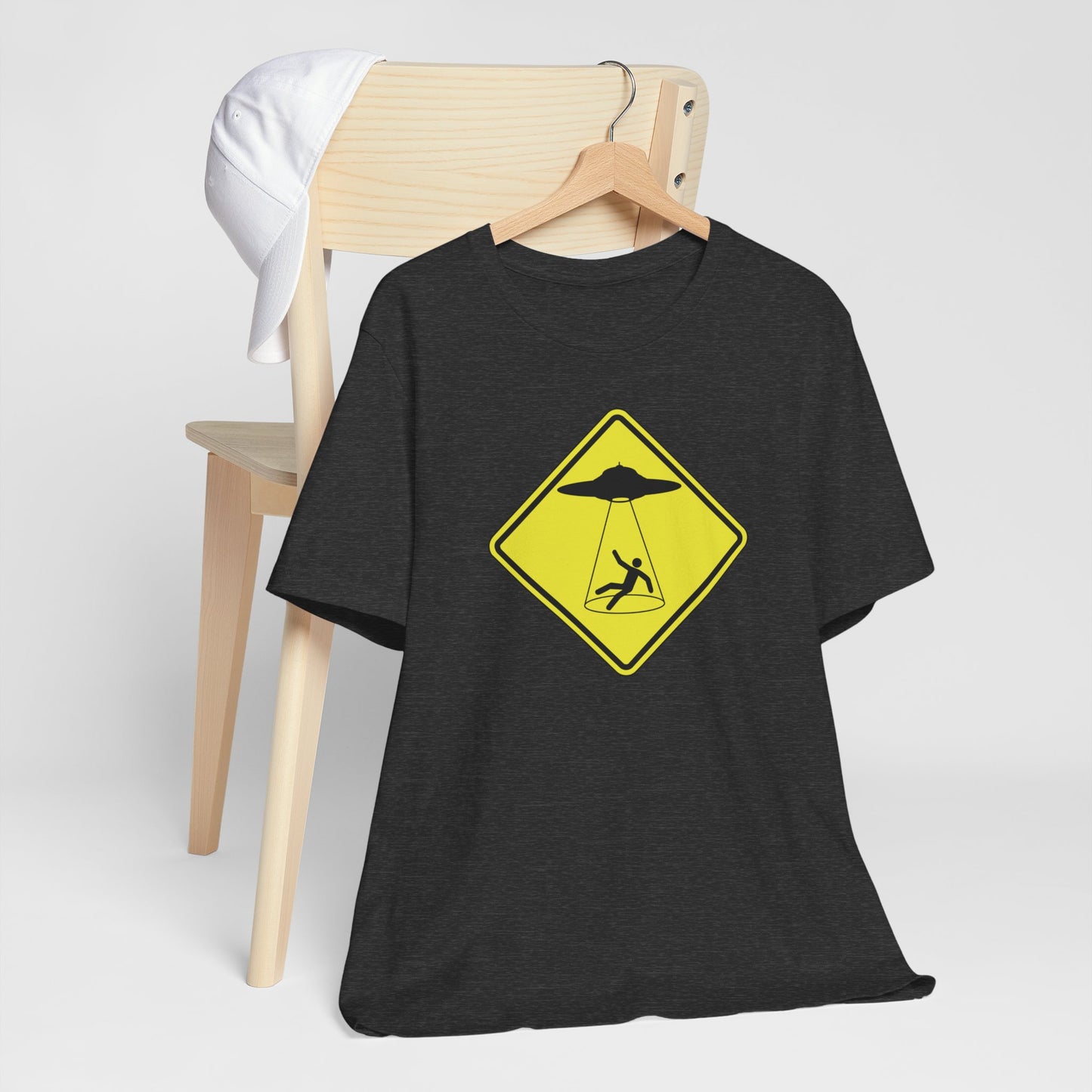 CAUTION UFO! Unisex Jersey Short Sleeve Tee