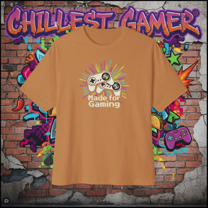 MADE FOR GAMING. Unisex Oversized Boxy Tee