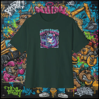 RATTY GAMER. Unisex Oversized Boxy Tee