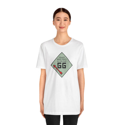 GG PASS GO COLLECT 200XP. Unisex Jersey Short Sleeve Tee