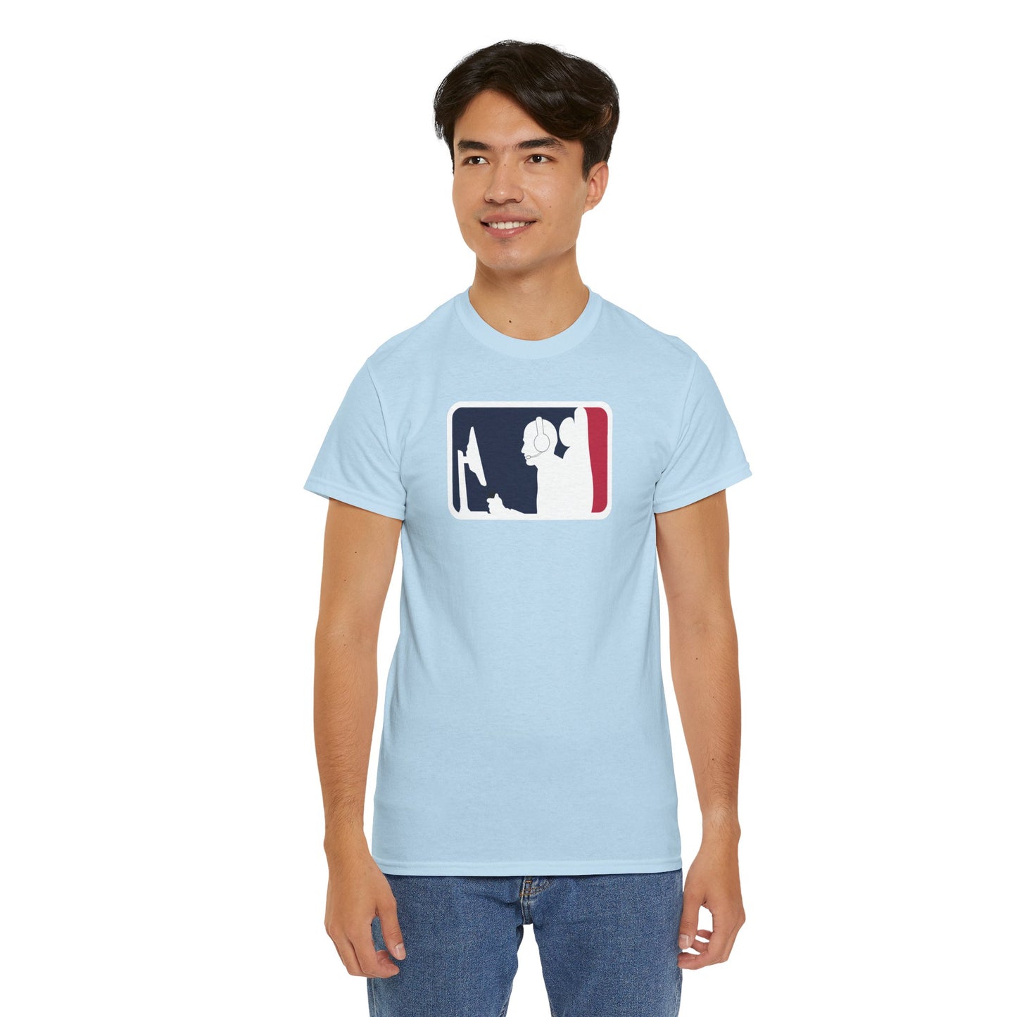 MAJOR LEAGUE GAMER (CONSOLE). Unisex Heavy Cotton Tee