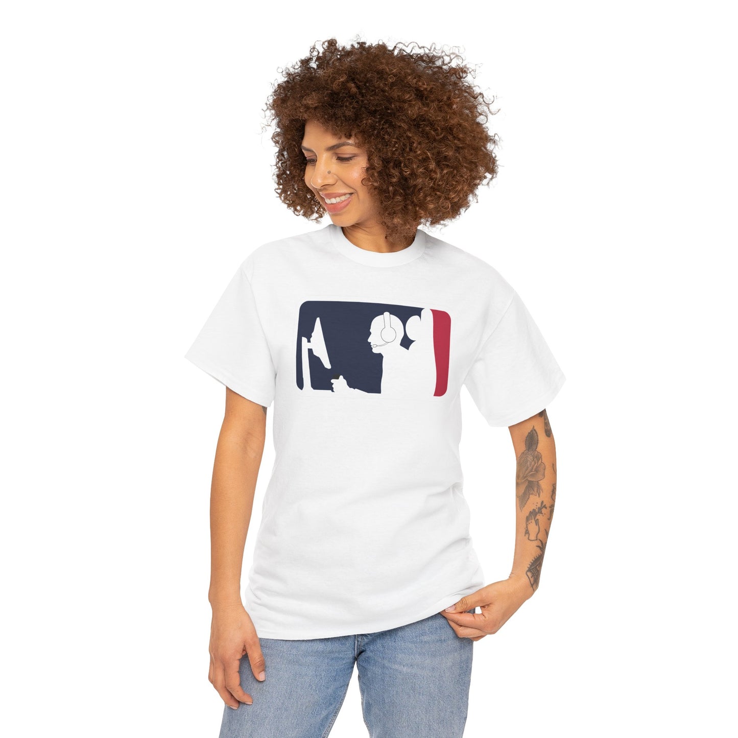 MAJOR LEAGUE GAMER (CONSOLE). Unisex Heavy Cotton Tee
