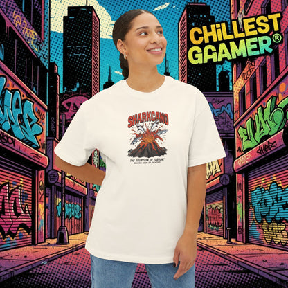 SHARKCANO. Unisex Oversized Boxy Tee