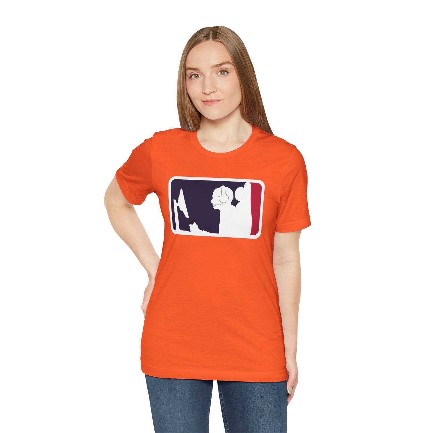 MAJOR LEAGUE GAMER (CONSOLE). Unisex Jersey Short Sleeve Tee