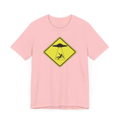 CAUTION UFO! Unisex Jersey Short Sleeve Tee