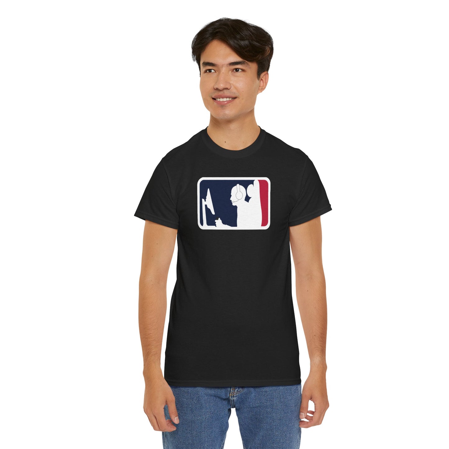 MAJOR LEAGUE GAMER (CONSOLE). Unisex Heavy Cotton Tee