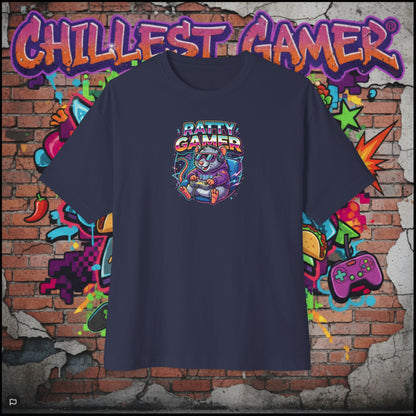 RATTY GAMER. Unisex Oversized Boxy Tee