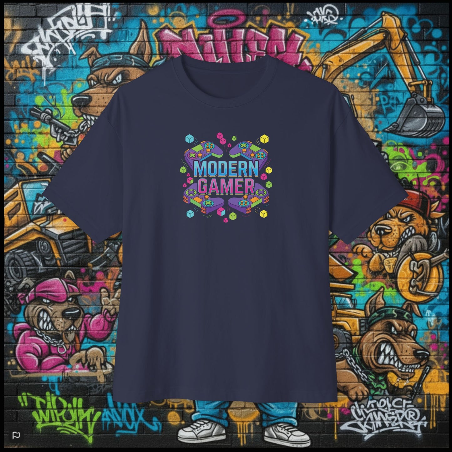 MODERN GAMER. Unisex Oversized Boxy Tee