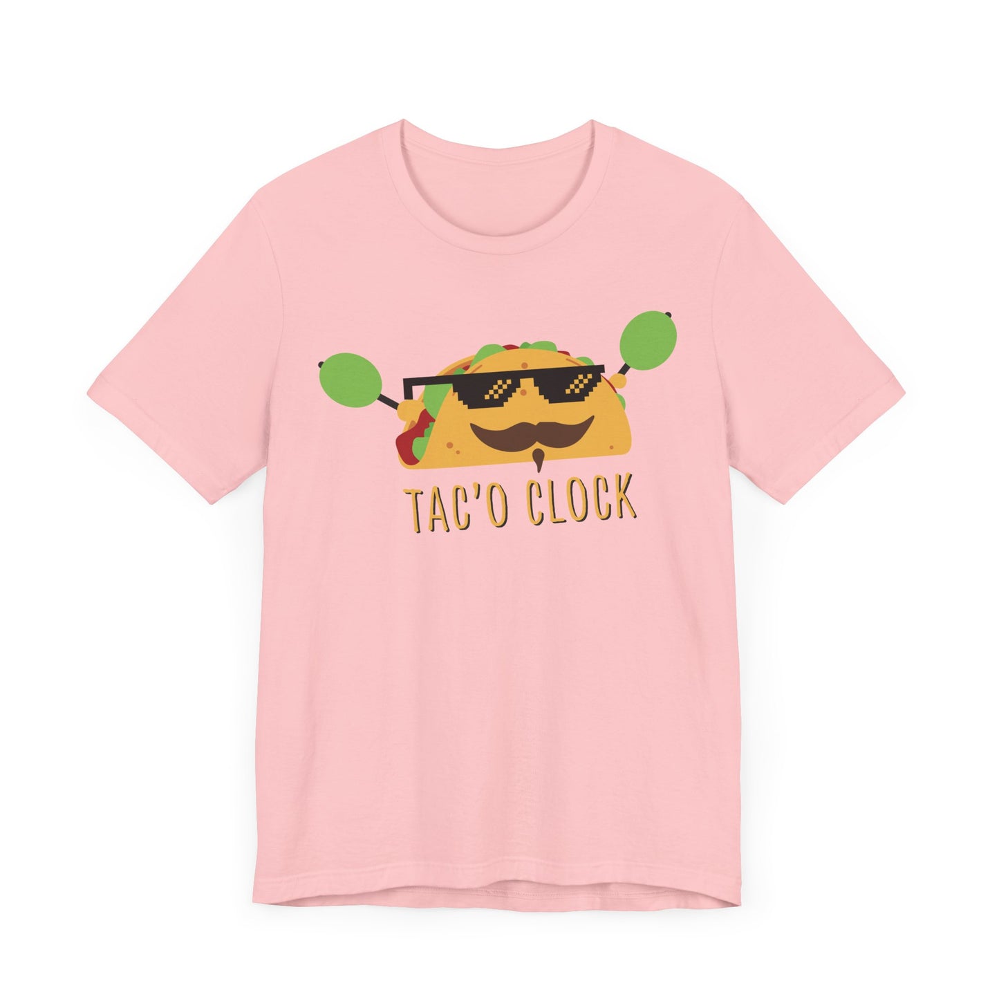 TACO O'CLOCK. Unisex Jersey Short Sleeve Tee