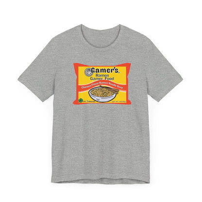 RAMEN GAMER FOOD. Unisex Jersey Short Sleeve Tee