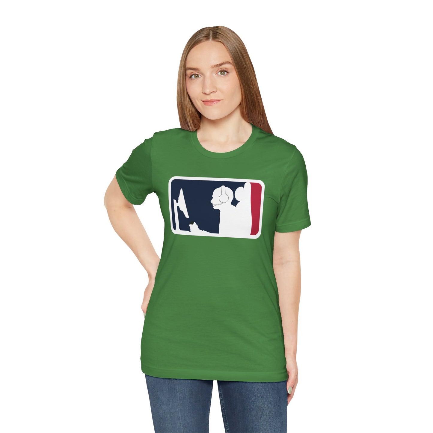 MAJOR LEAGUE GAMER (CONSOLE). Unisex Jersey Short Sleeve Tee