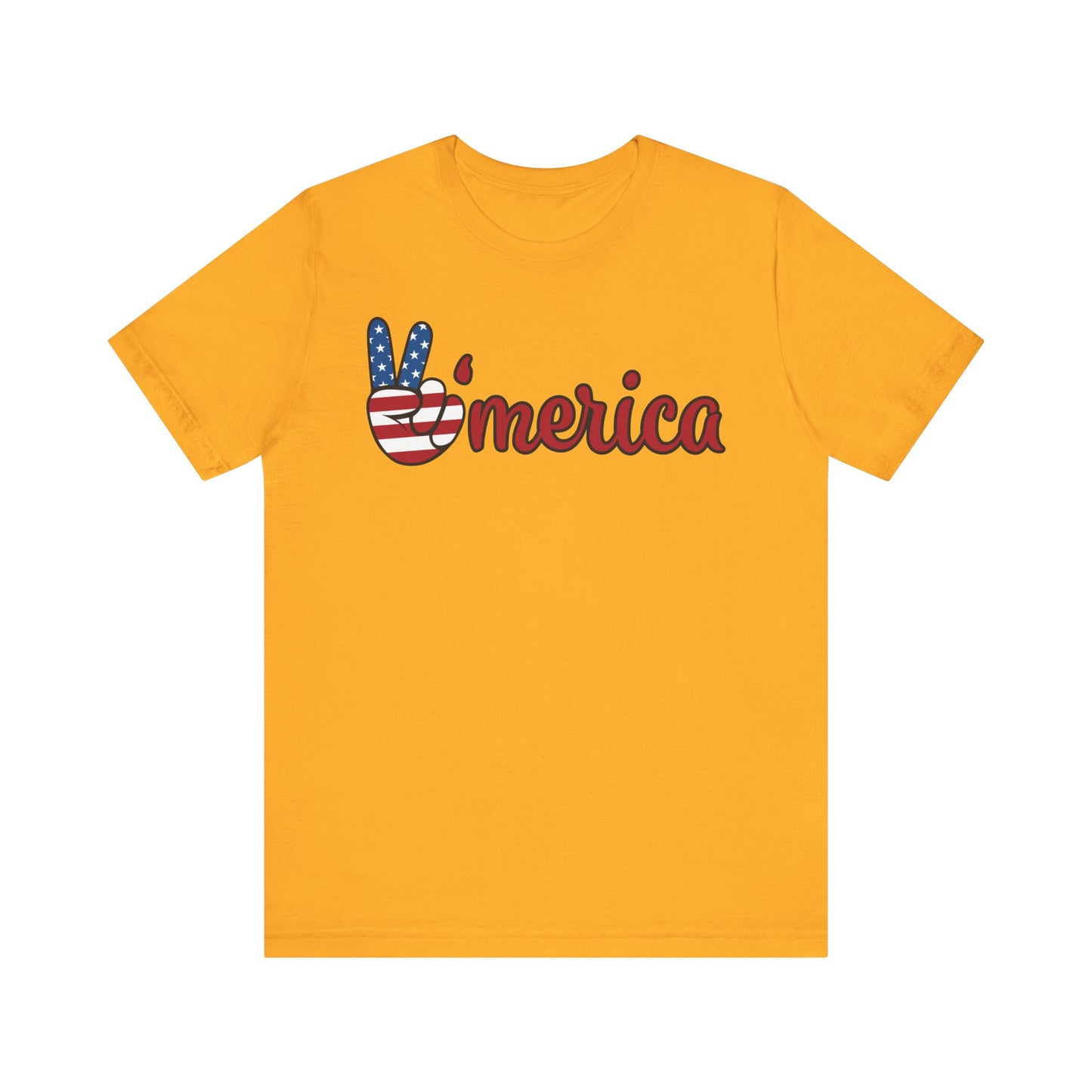 'MERICA. Unisex Jersey Short Sleeve Tee