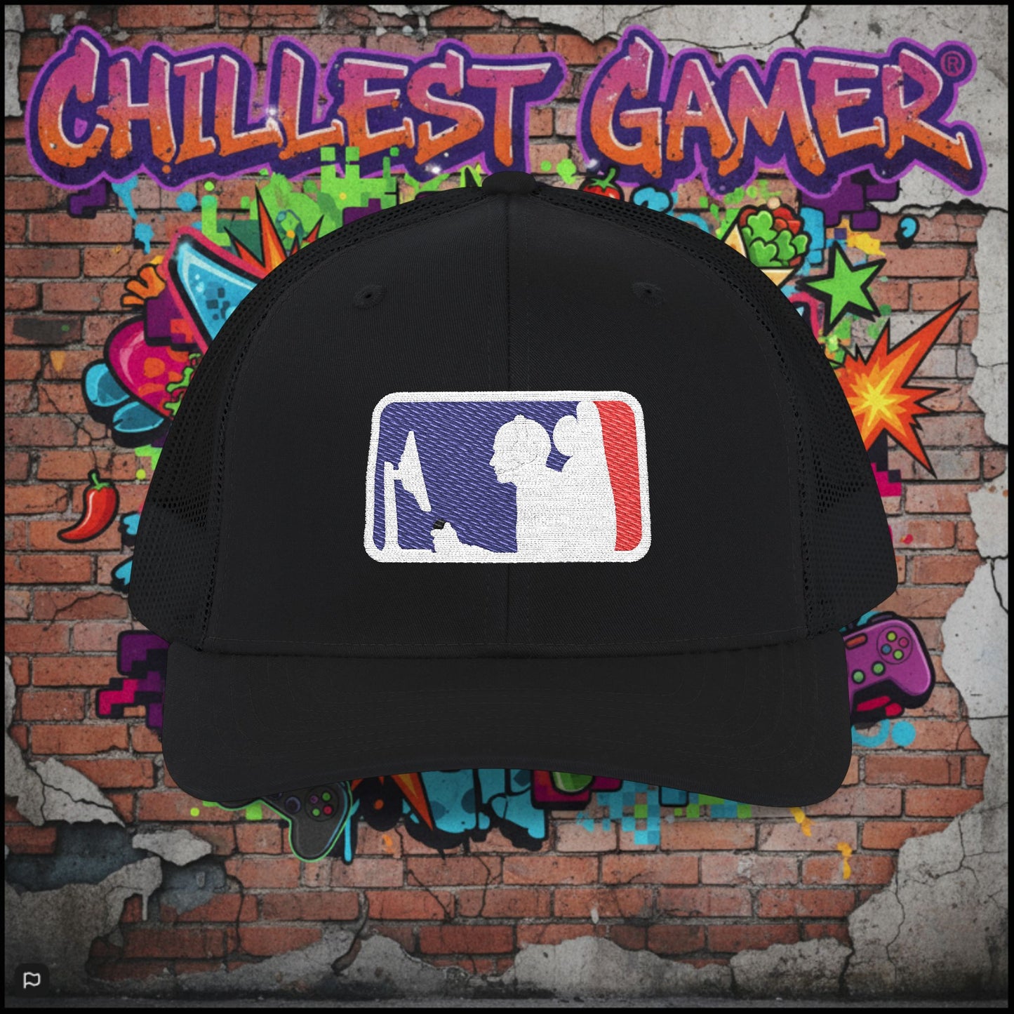 MAJOR LEAGUE GAMER (CONSOLE). Snapback Trucker Cap (Embroidery)