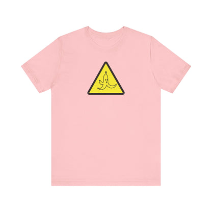 CAUTION BANANA. Unisex Jersey Short Sleeve Tee