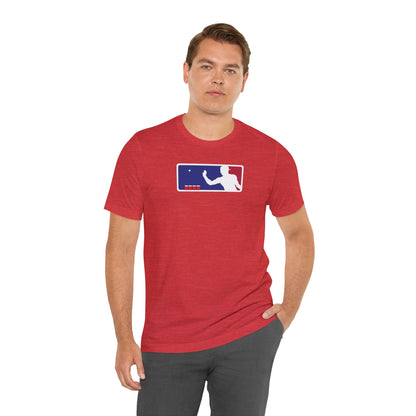 MAJOR LEAGUE PONGER. Unisex Jersey Short Sleeve Tee