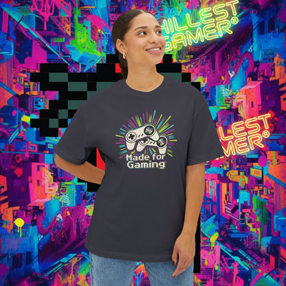MADE FOR GAMING. Unisex Oversized Boxy Tee
