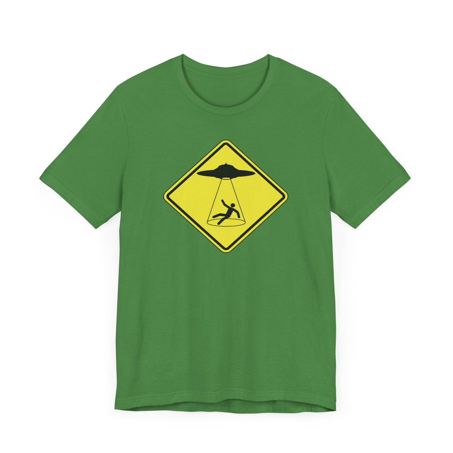 CAUTION UFO! Unisex Jersey Short Sleeve Tee