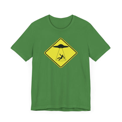 CAUTION UFO! Unisex Jersey Short Sleeve Tee