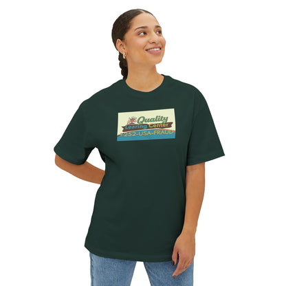 QUALITY LEARING CENTER. Unisex Oversized Boxy Tee