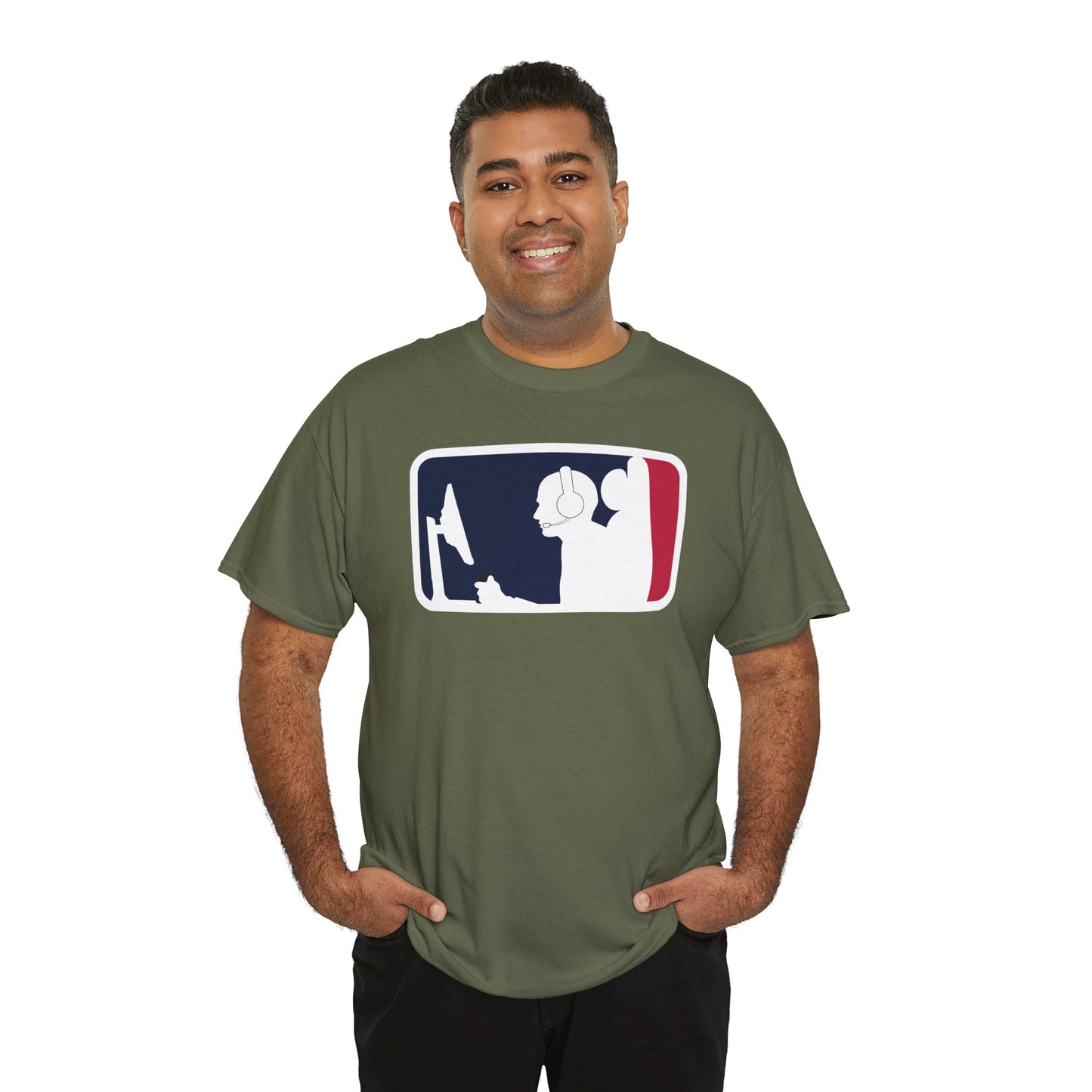 MAJOR LEAGUE GAMER (CONSOLE). Unisex Heavy Cotton Tee