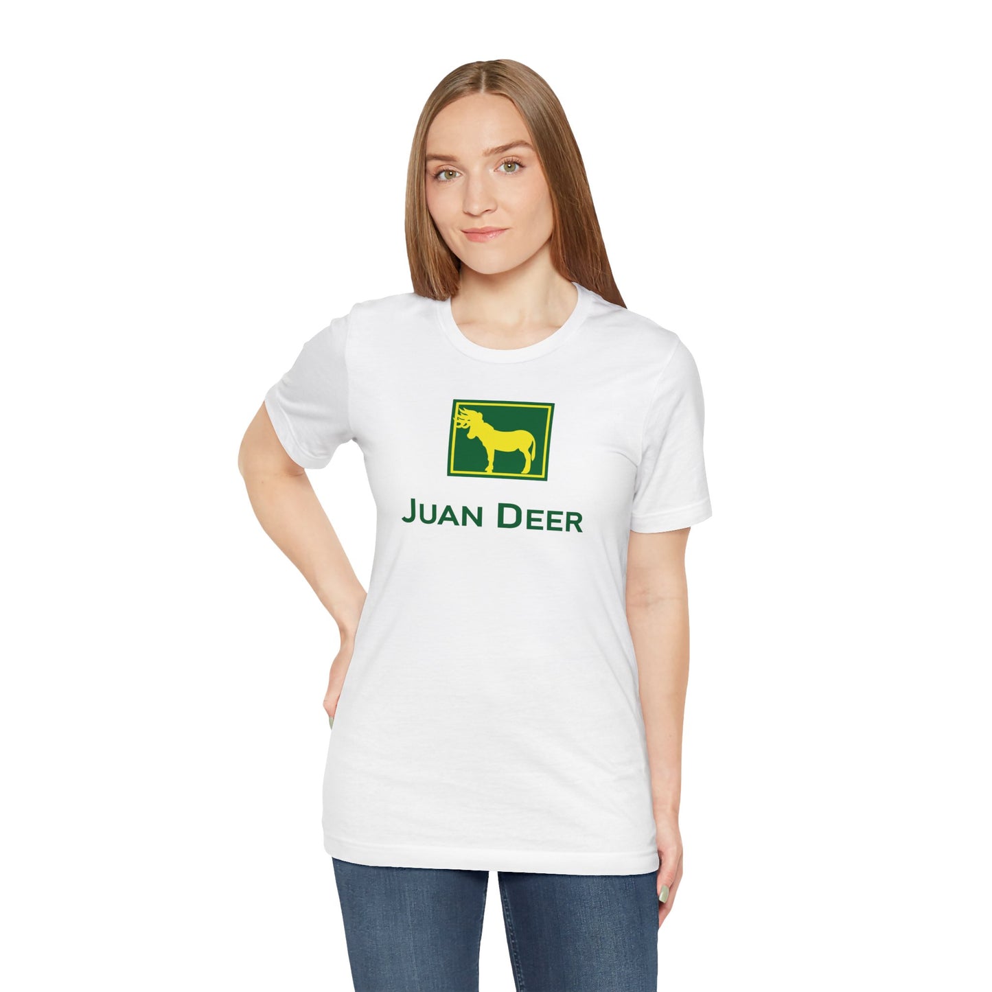 JUAN DEER V2. Unisex Jersey Short Sleeve Tee