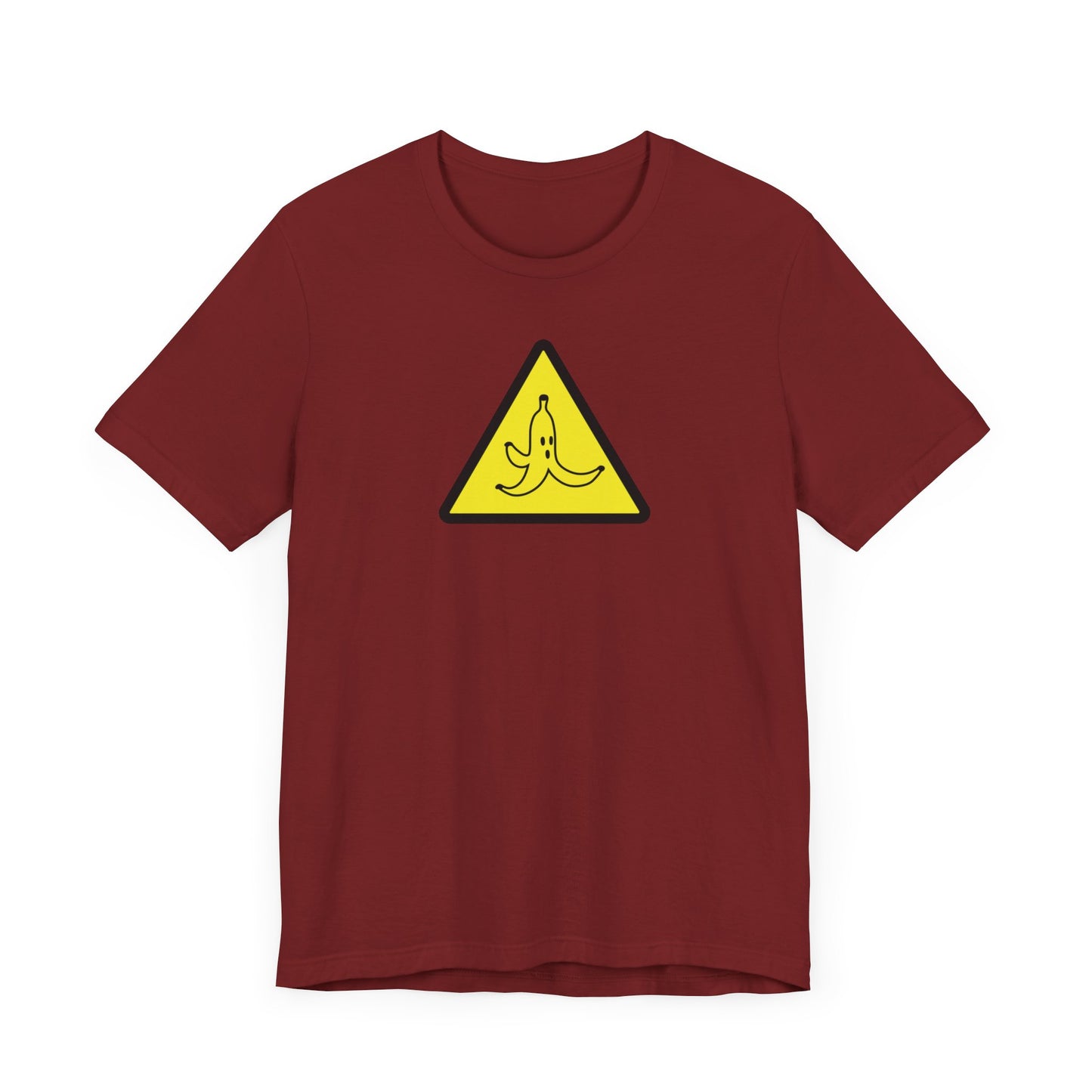 CAUTION BANANA. Unisex Jersey Short Sleeve Tee