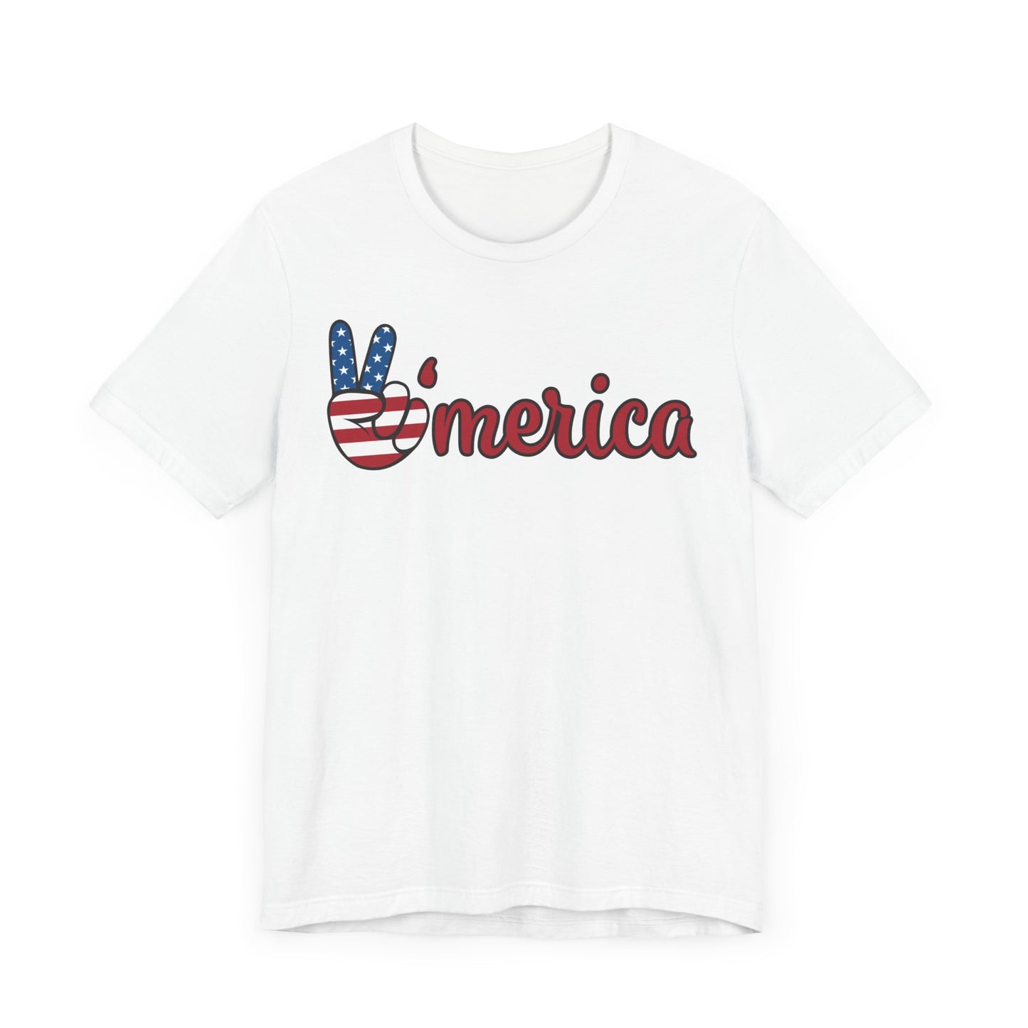 'MERICA. Unisex Jersey Short Sleeve Tee