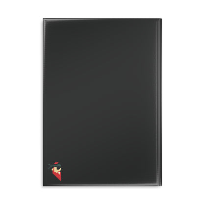 BIG' BLACK BOOK. Hardcover Notebook with Puffy Covers