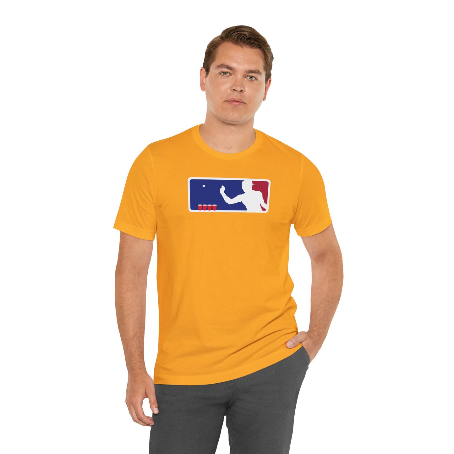 MAJOR LEAGUE PONGER. Unisex Jersey Short Sleeve Tee