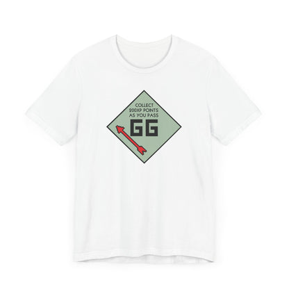 GG PASS GO COLLECT 200XP. Unisex Jersey Short Sleeve Tee