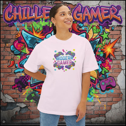 MODERN GAMER. Unisex Oversized Boxy Tee