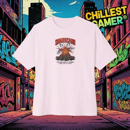 SHARKCANO. Unisex Oversized Boxy Tee