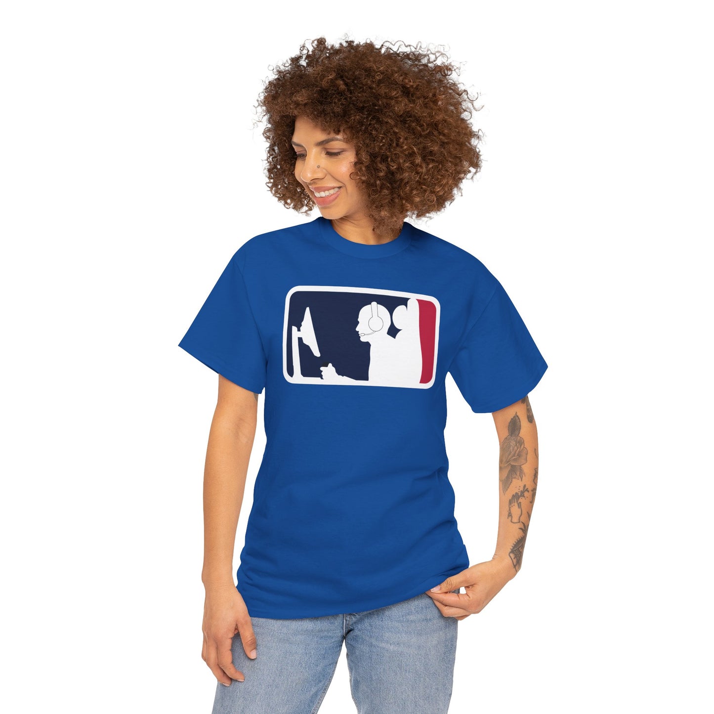 MAJOR LEAGUE GAMER (CONSOLE). Unisex Heavy Cotton Tee