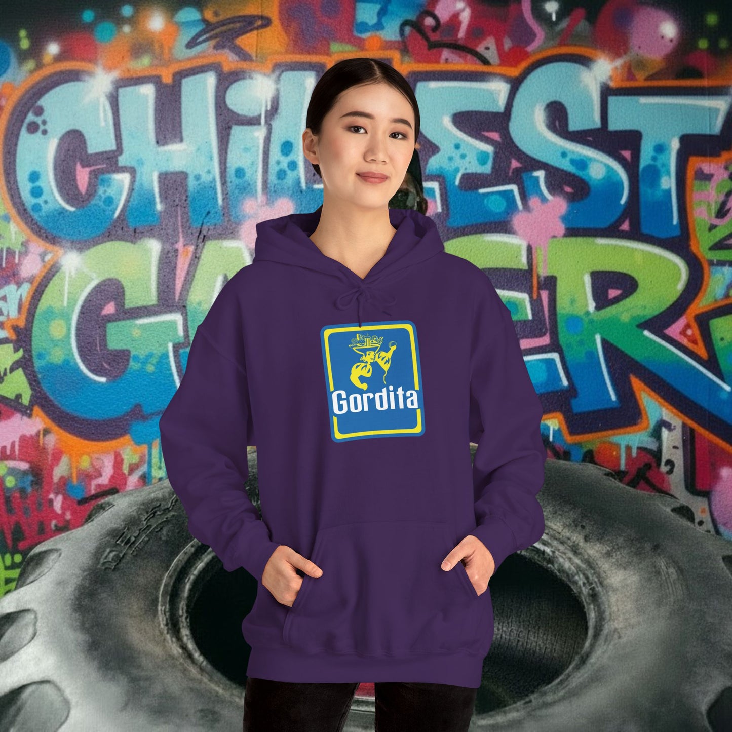 GORDITA. Unisex Heavy Blend™ Hooded Sweatshirt