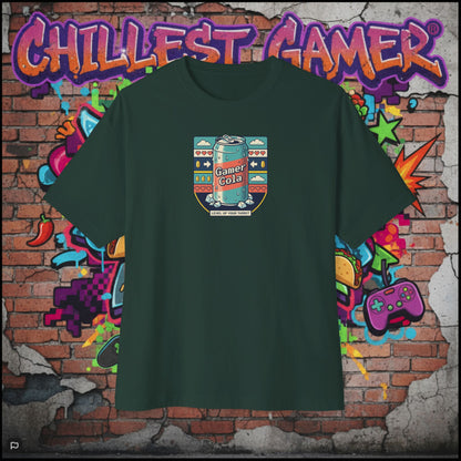 GAMER COLA. Unisex Oversized Boxy Tee