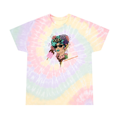 DEAL WITH IT. Tie-Dye Tee, Spiral