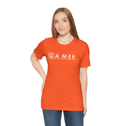 DR. GAMER IS IN THE HOUSE. Unisex Jersey Short Sleeve Tee