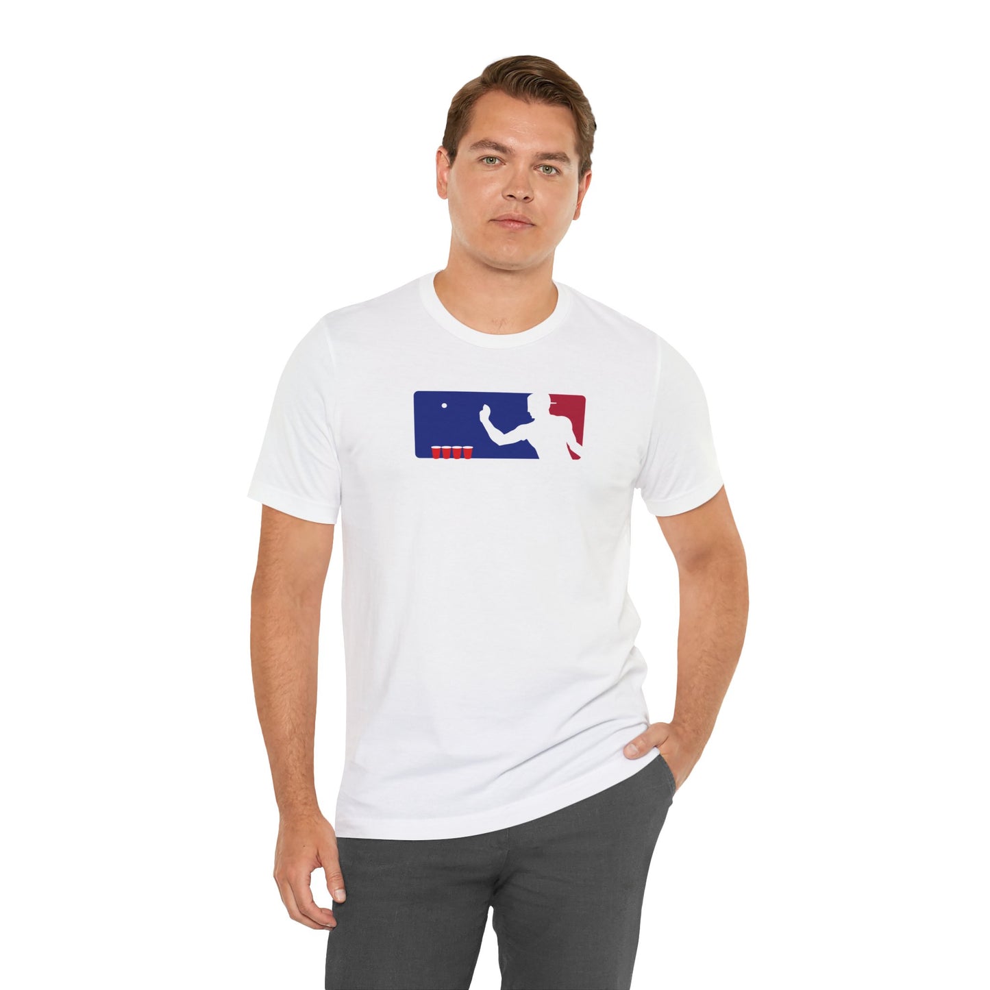 MAJOR LEAGUE PONGER. Unisex Jersey Short Sleeve Tee