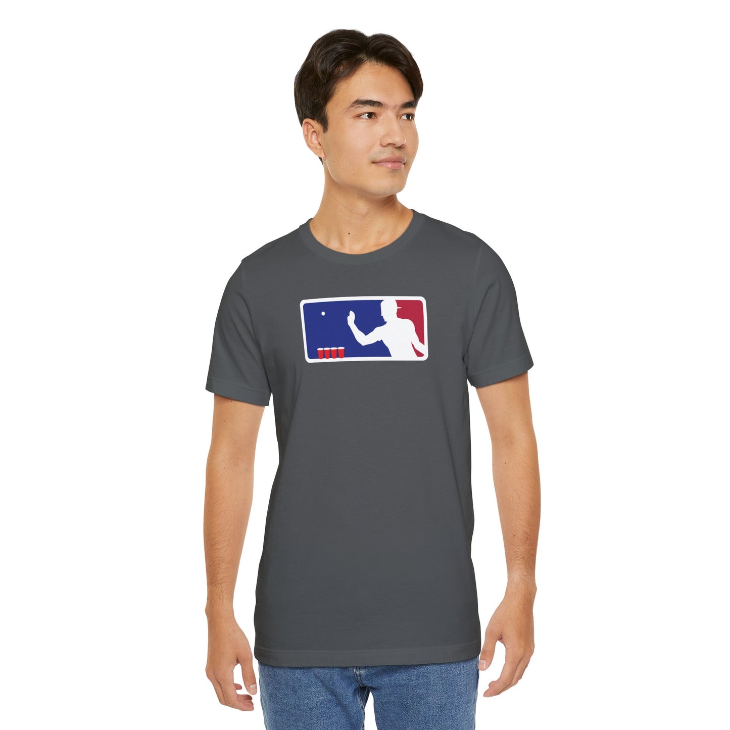 MAJOR LEAGUE PONGER. Unisex Jersey Short Sleeve Tee