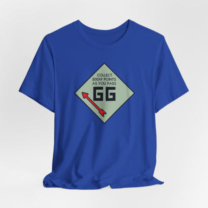 GG PASS GO COLLECT 200XP. Unisex Jersey Short Sleeve Tee