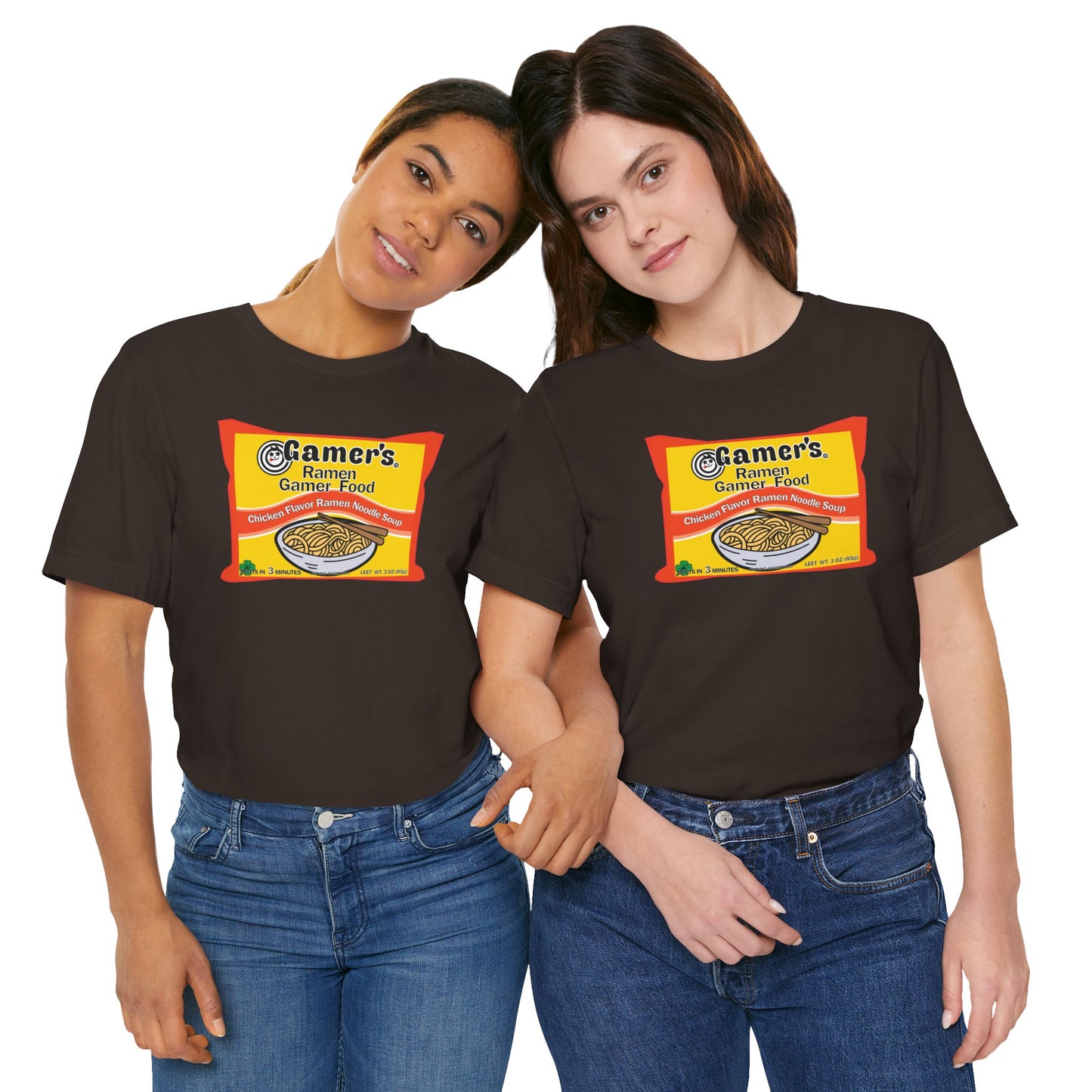 RAMEN GAMER FOOD. Unisex Jersey Short Sleeve Tee