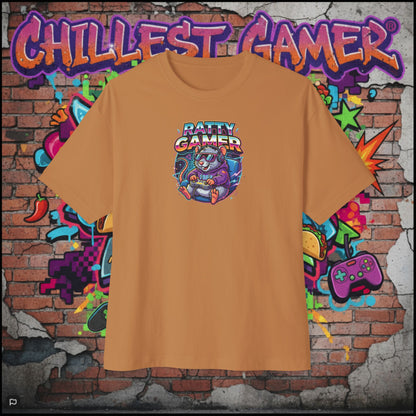 RATTY GAMER. Unisex Oversized Boxy Tee