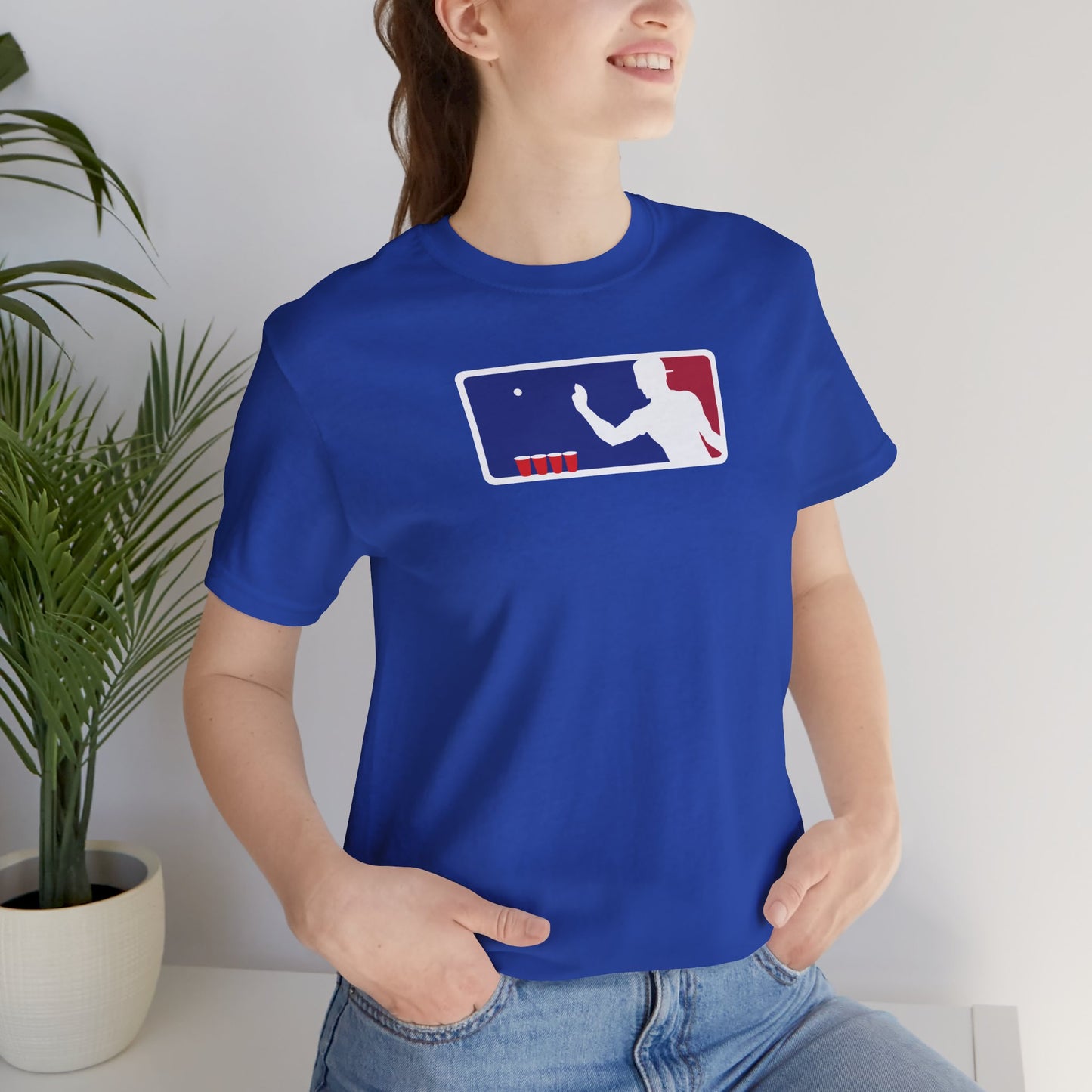 MAJOR LEAGUE PONGER. Unisex Jersey Short Sleeve Tee