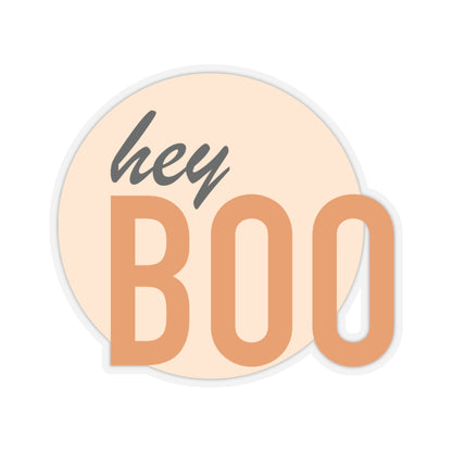 HEY BOO. Kiss-Cut Stickers