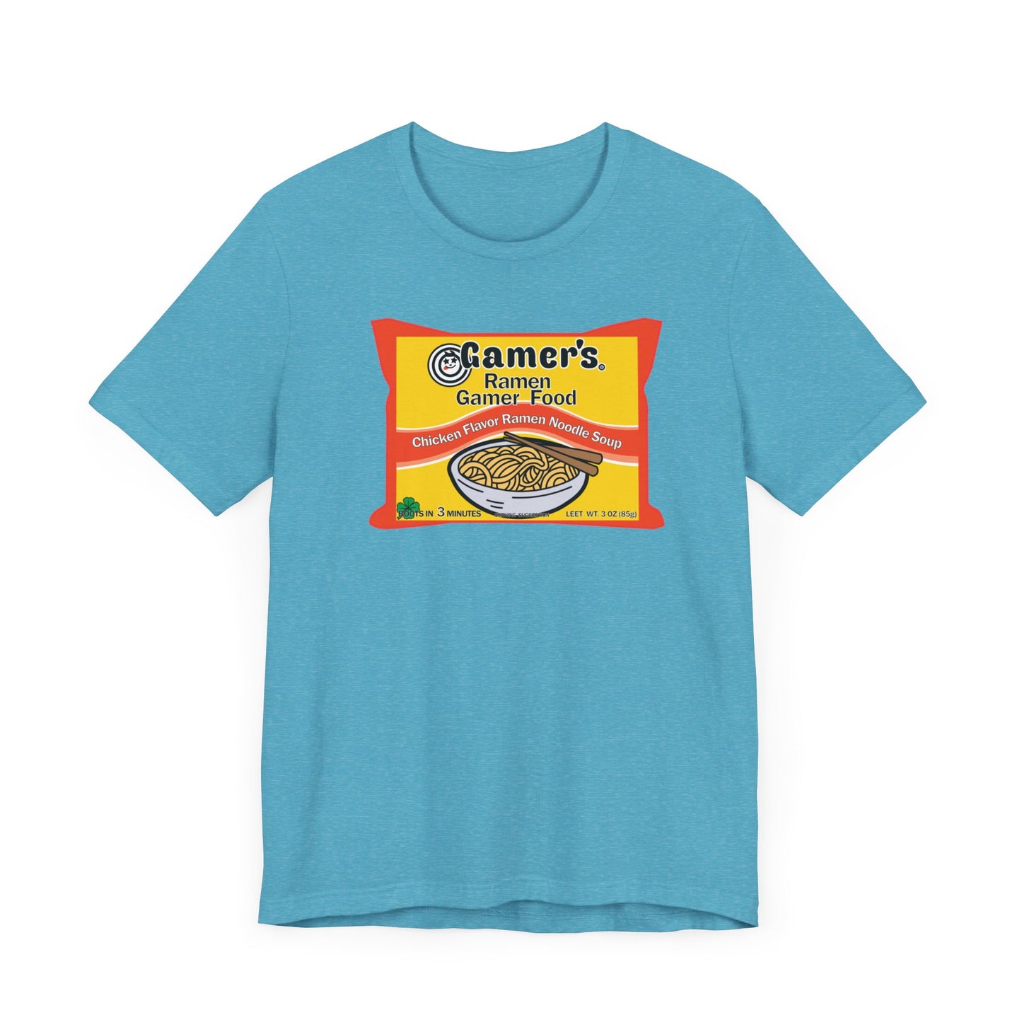 RAMEN GAMER FOOD. Unisex Jersey Short Sleeve Tee