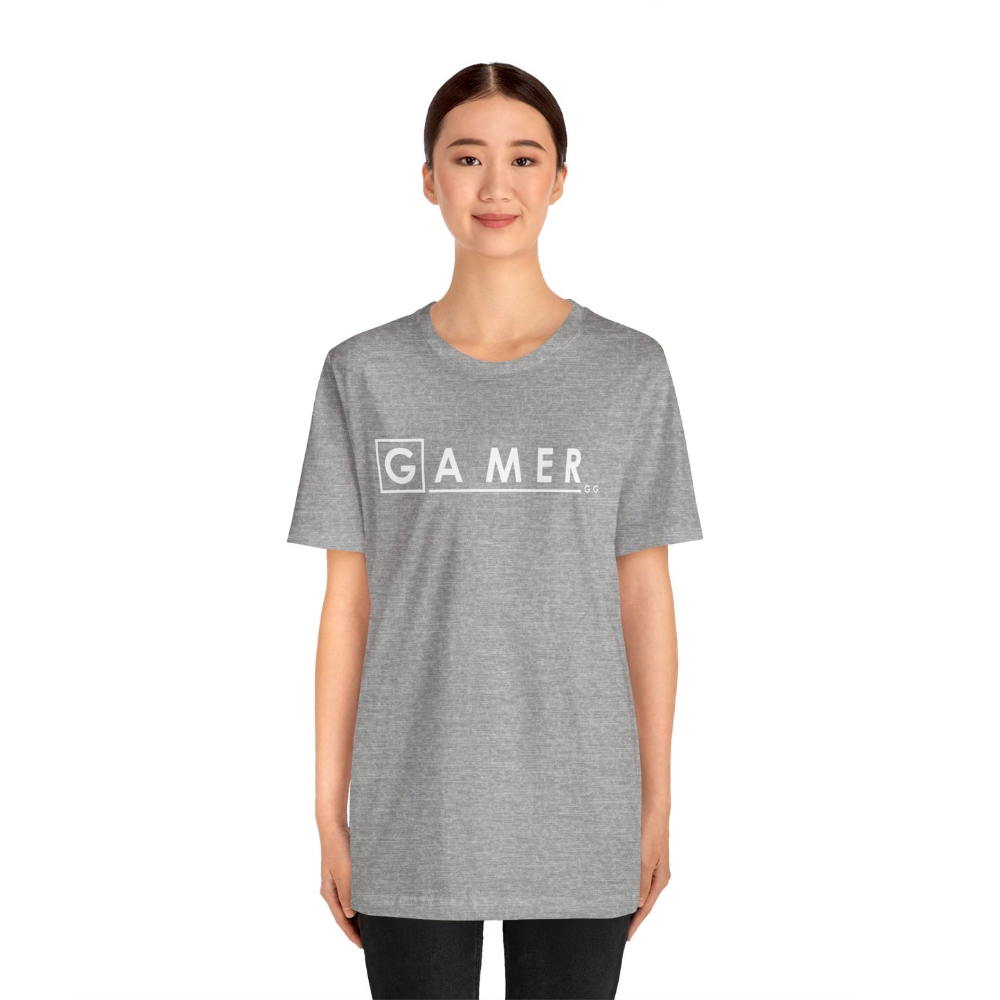 DR. GAMER IS IN THE HOUSE. Unisex Jersey Short Sleeve Tee