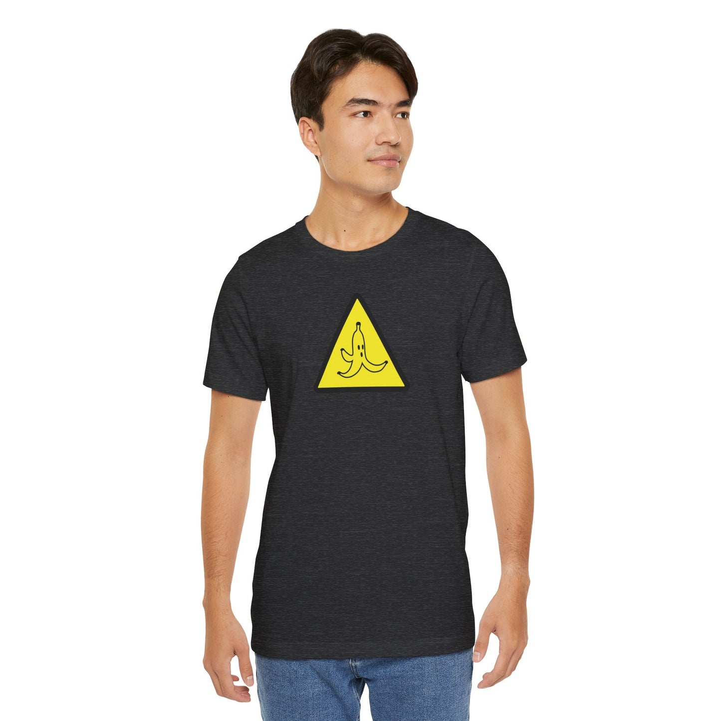 CAUTION BANANA. Unisex Jersey Short Sleeve Tee